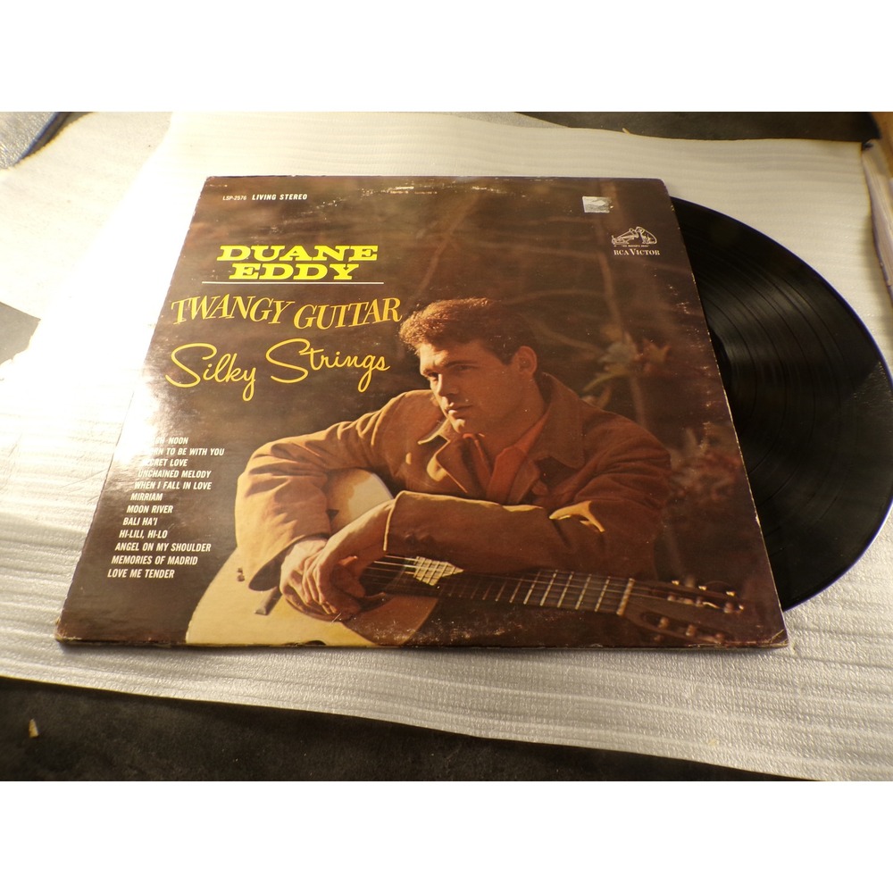 Duane Eddy Twangy Guitar Silky Strings Vinyl LP RCA Victor LSP-2576 Stereo